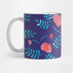 Floral Pattern - Mexican Folklore Mug
